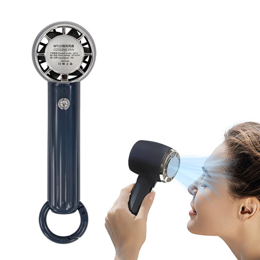 Ventilator portabil USB Rico, 5 W, 2000 mAh, negru