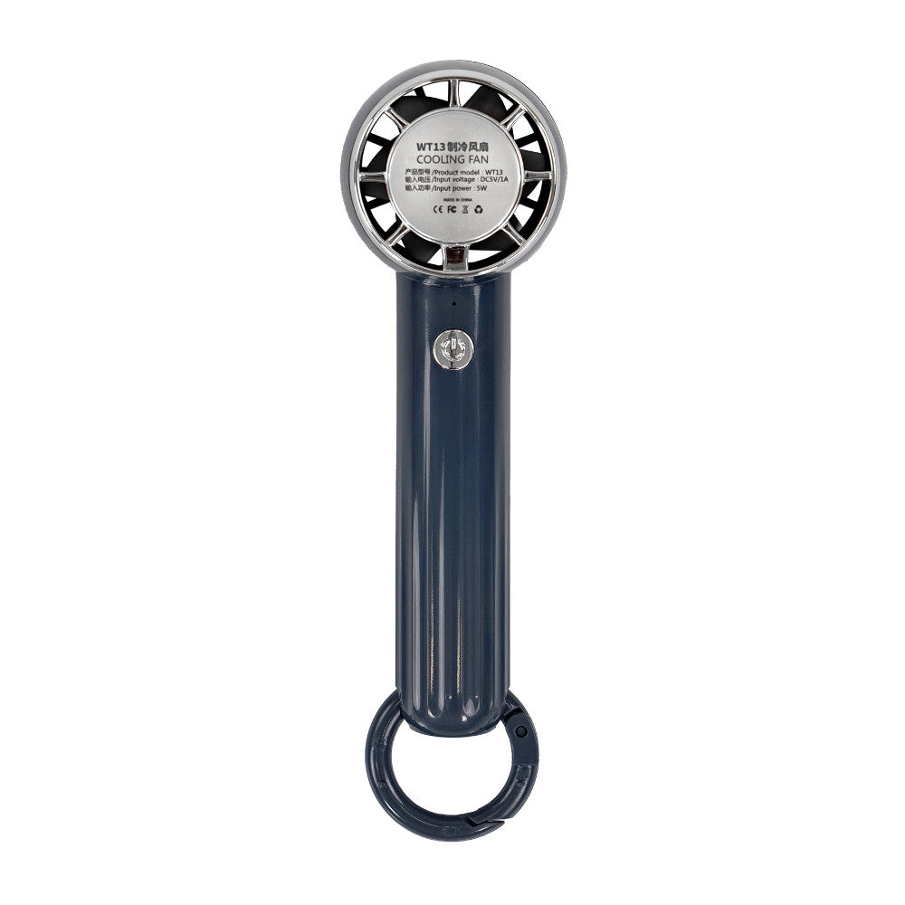 Ventilator portabil USB Rico, 5 W, 2000 mAh, negru