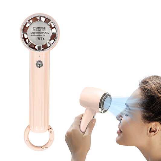 Ventilator portabil USB Rico, 5 W, 2000 mAh, roz