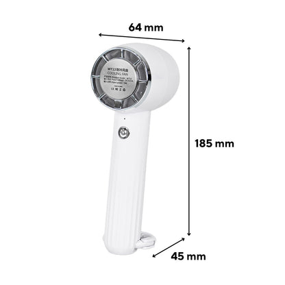 Ventilator portabil USB Rico, 5 W, 2000 mAh, alb