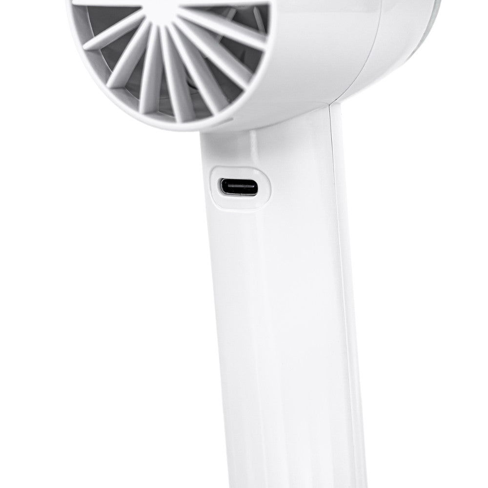 Ventilator portabil USB Rico, 5 W, 2000 mAh, alb