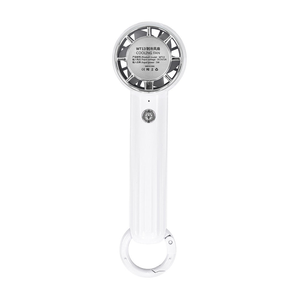 Ventilator portabil USB Rico, 5 W, 2000 mAh, alb