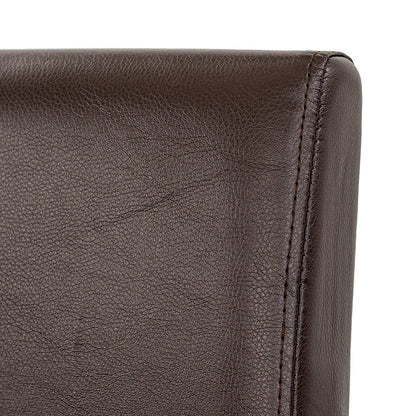 Scaun de sufragerie din piele Kelly, maro