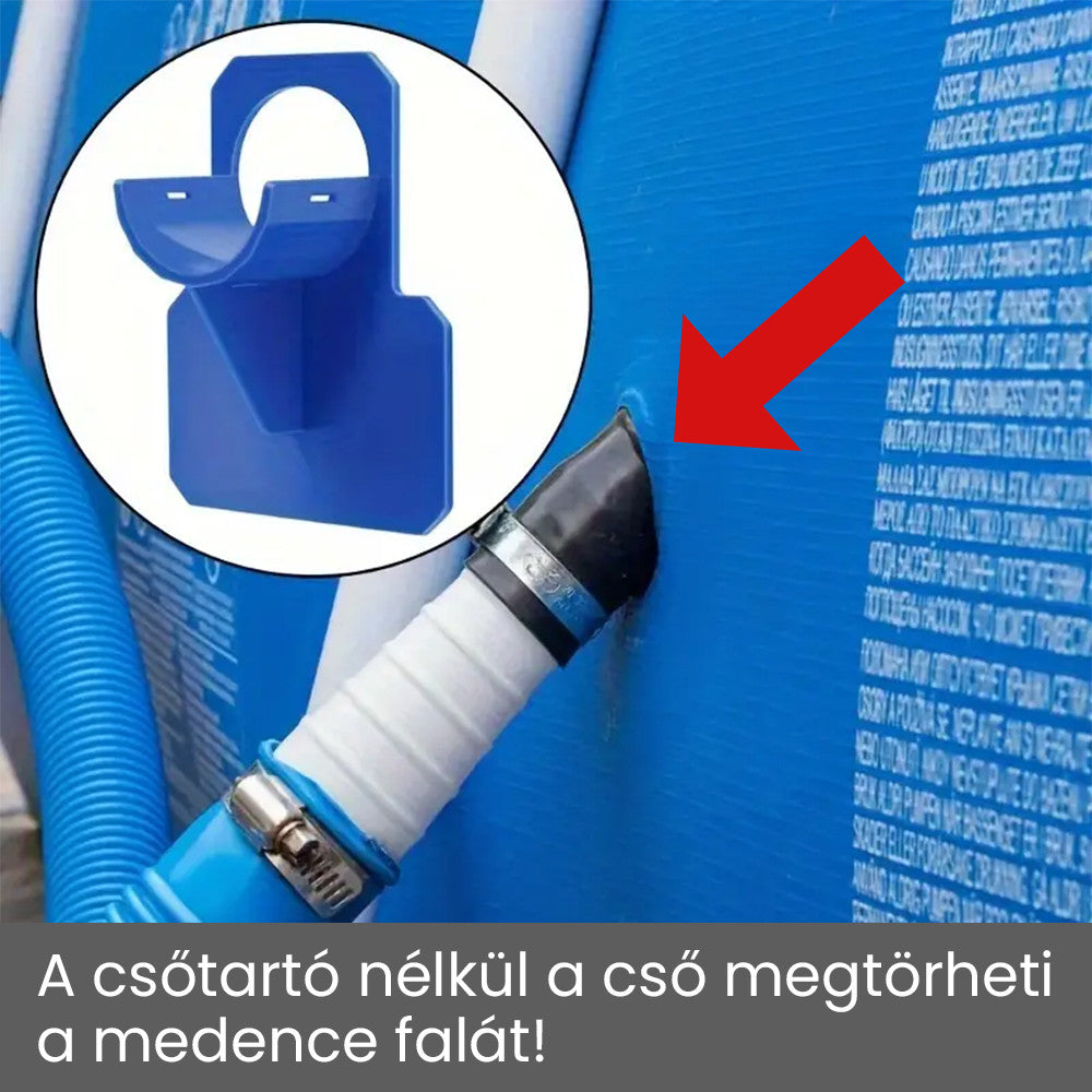 Suport pentru țeavă de piscină 38 mm albastru