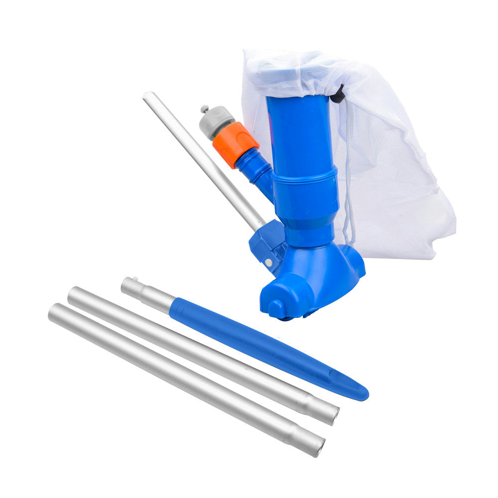 Set sac aspirator piscină cu mâner format din 5 piese