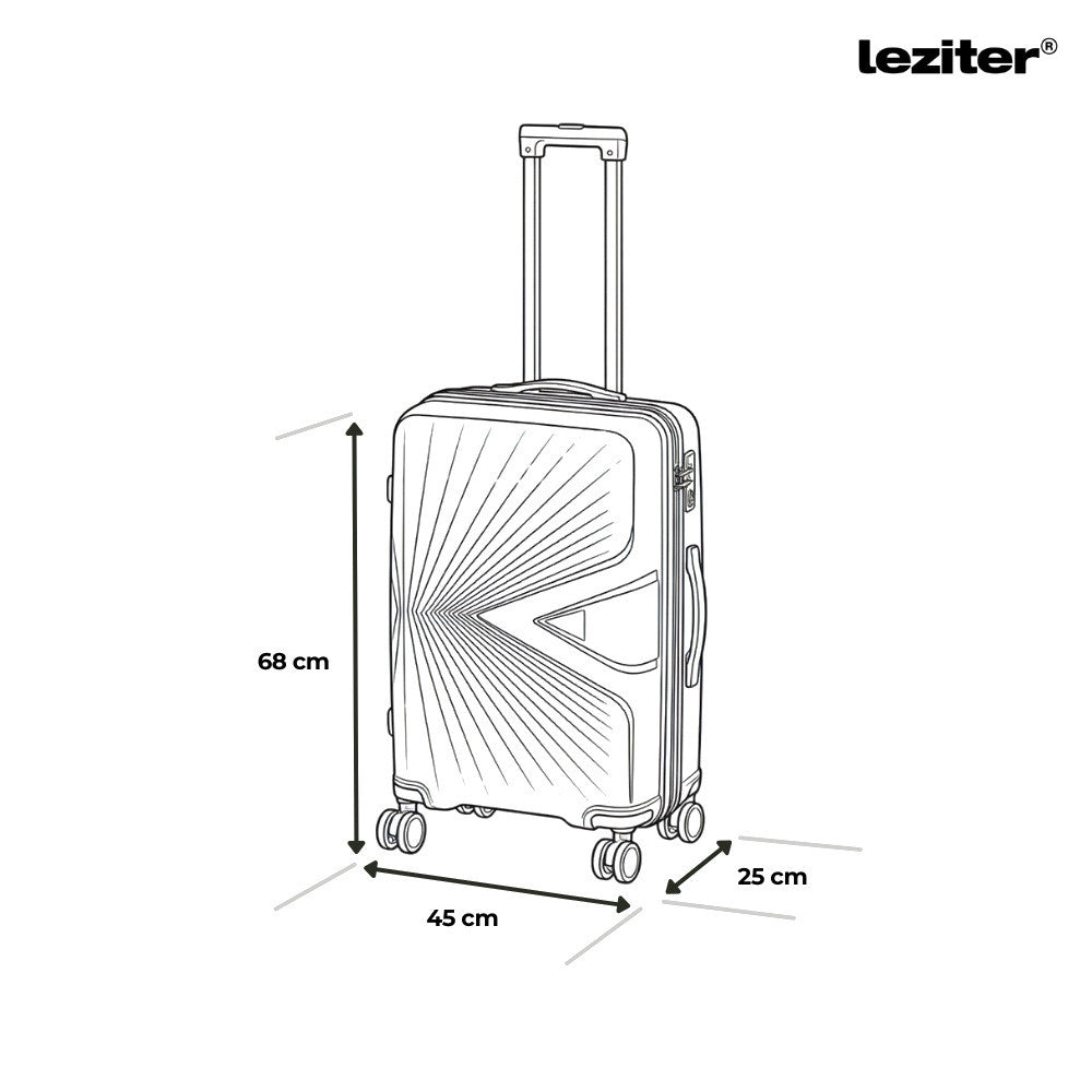 Set de valiză cu rotile Travelux Endure verde închis