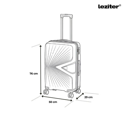 Set de valiză cu rotile Travelux Endure verde închis