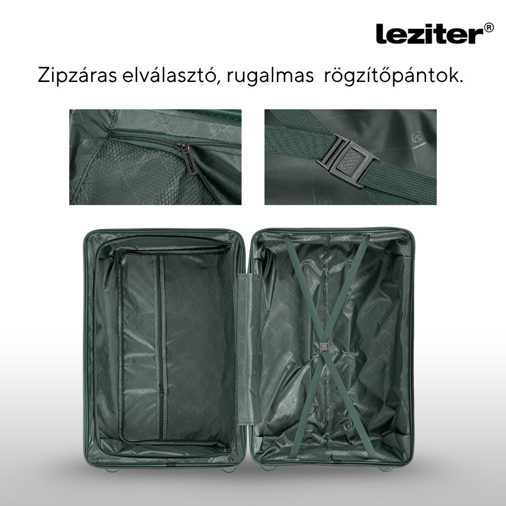 Set de valize cu rotile TraveLux Endure II verde închis