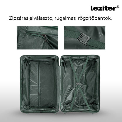 Set de valize cu rotile TraveLux Endure II verde închis