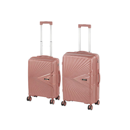 Set valize cu rotile TraveLux Endure II roz piersică