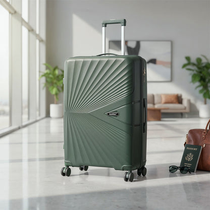 Set de valiză cu rotile TraveLux Endure IV verde închis