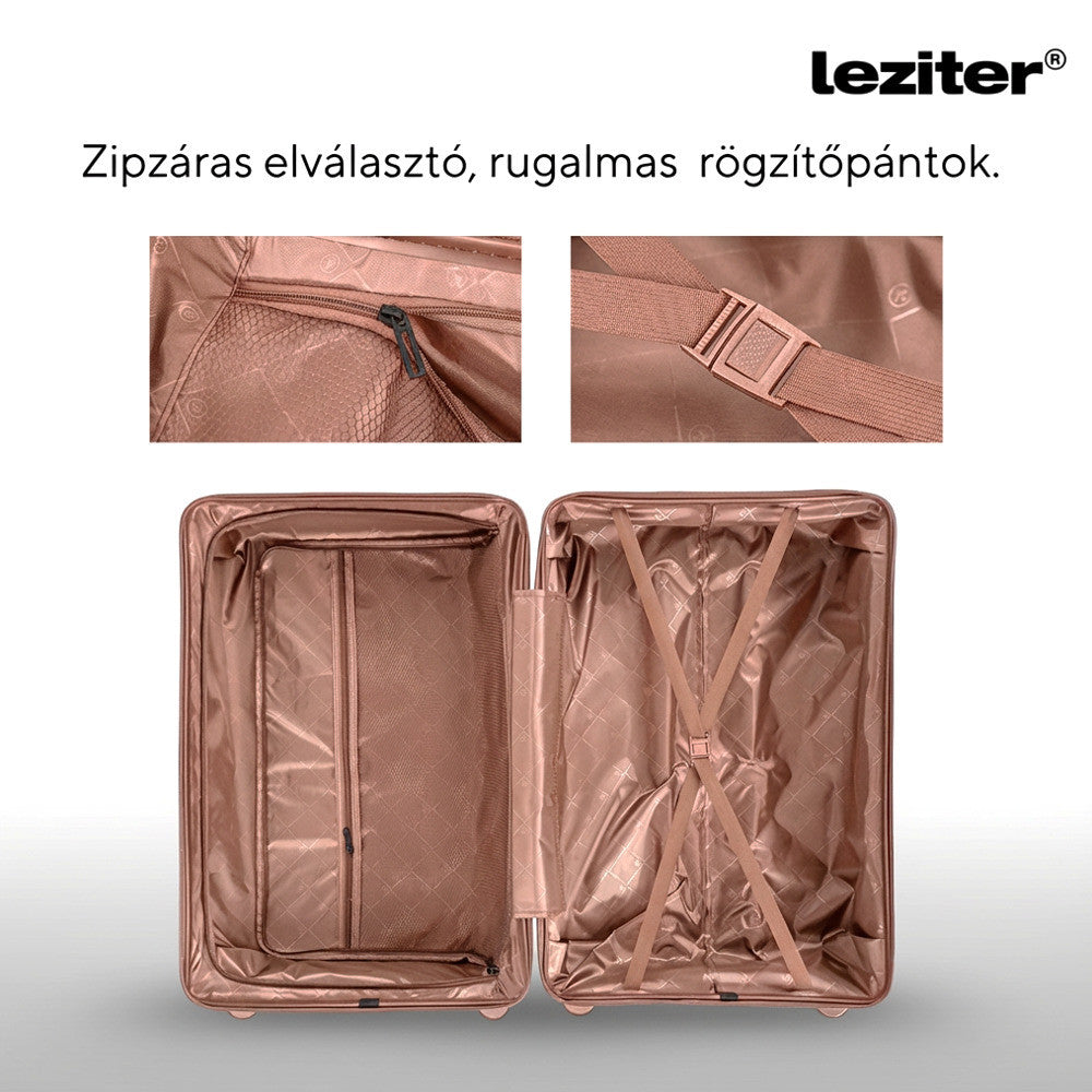 Set valize cu rotile TraveLux Endure IV roz piersică