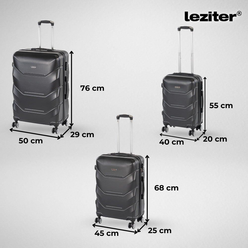 Set de valiză cu rotile TravelLux Max XI negru
