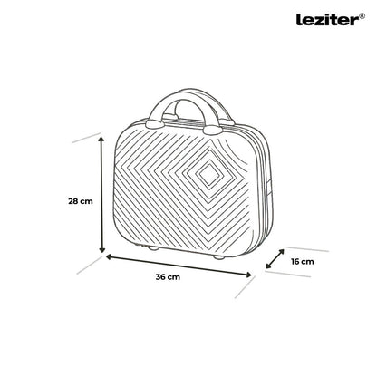 Set valize cu rotile Travelux Pro XIX, auriu-roșu