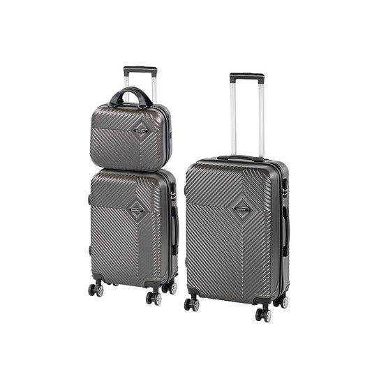 Set de valiză cu rotile TravelLux Pro XVIII gri