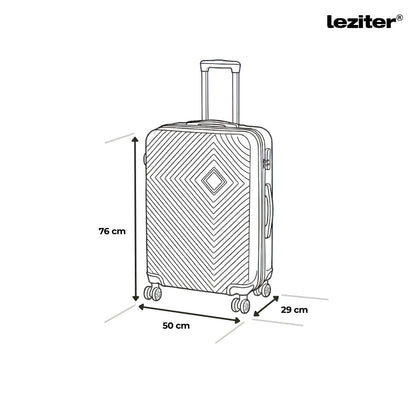 Set de valiză cu rotile TravelLux Pro XXIV gri