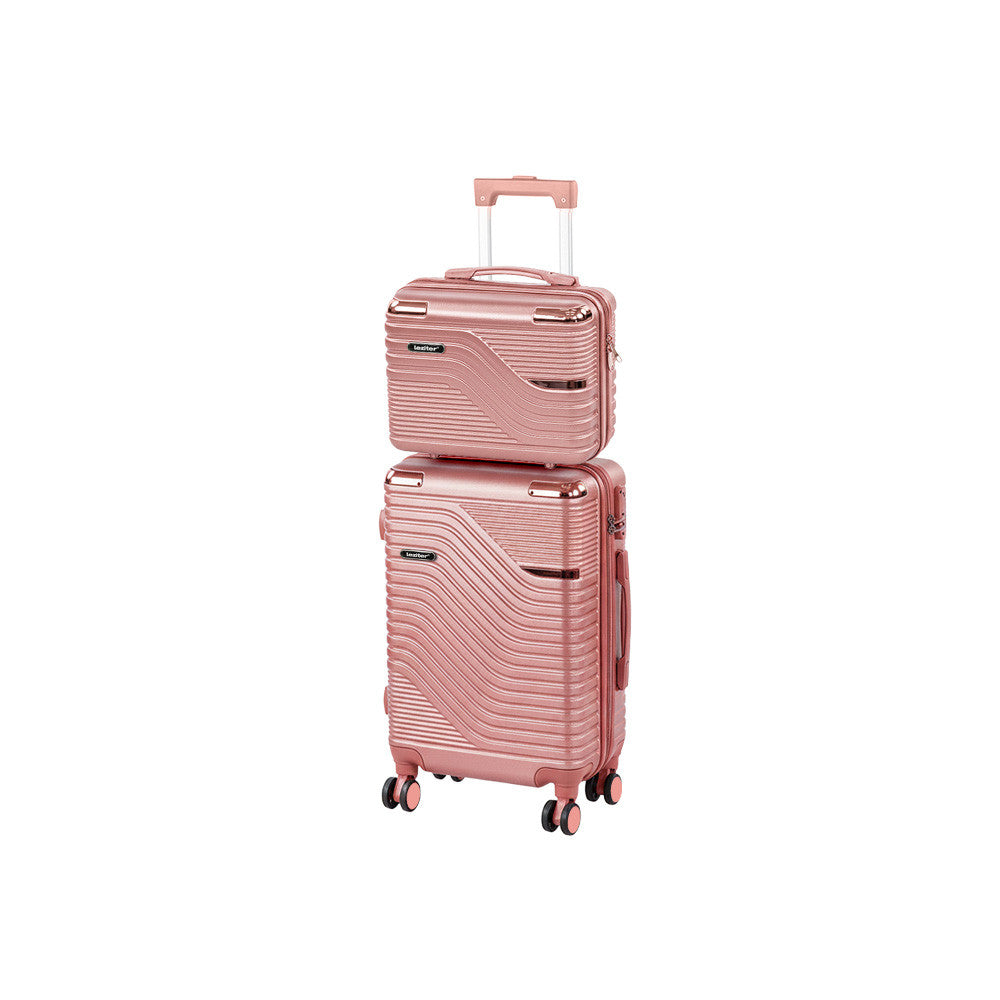 Set valize cu rotile TravelLux Urban VI roz somon