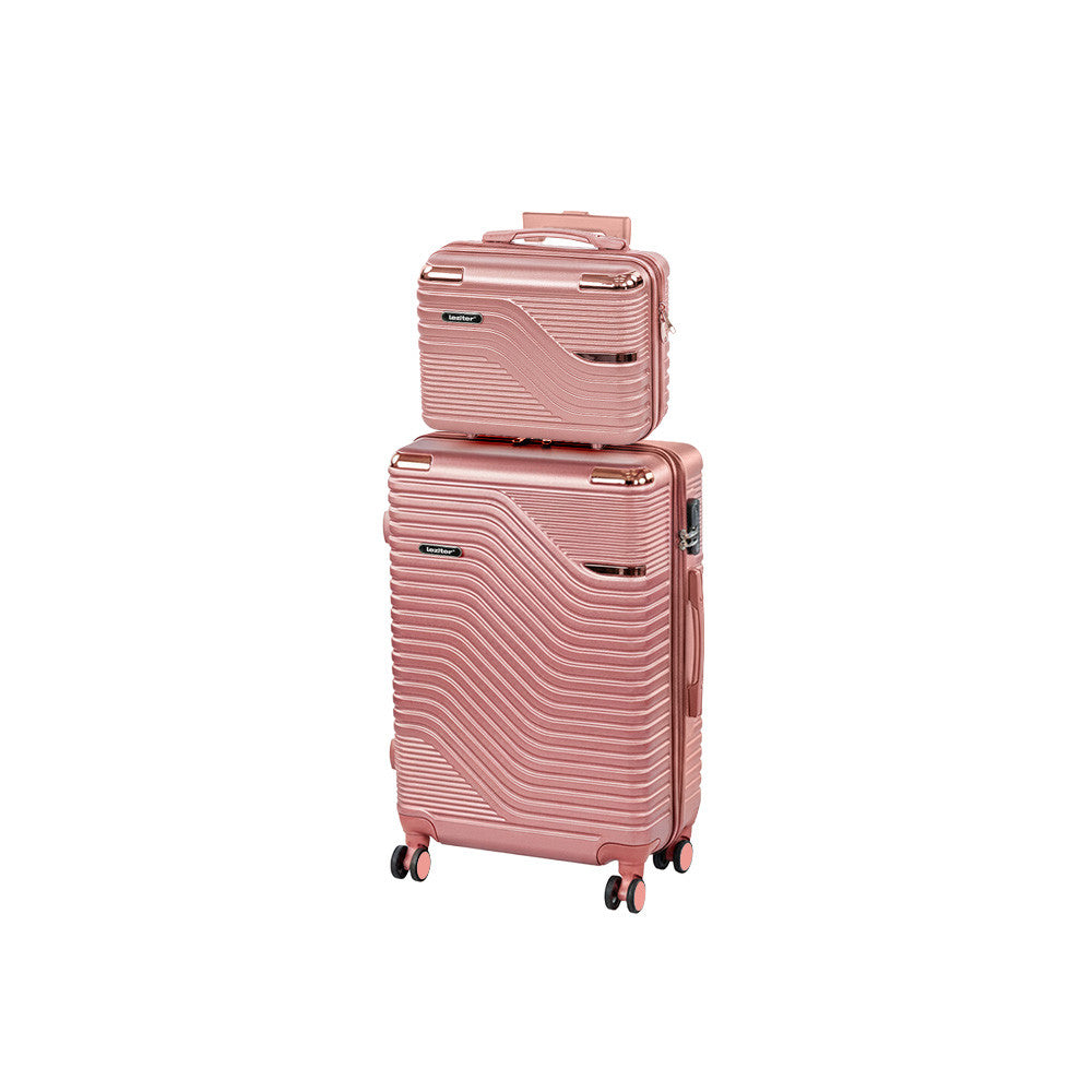 Set valize cu rotile TravelLux Urban VII roz somon