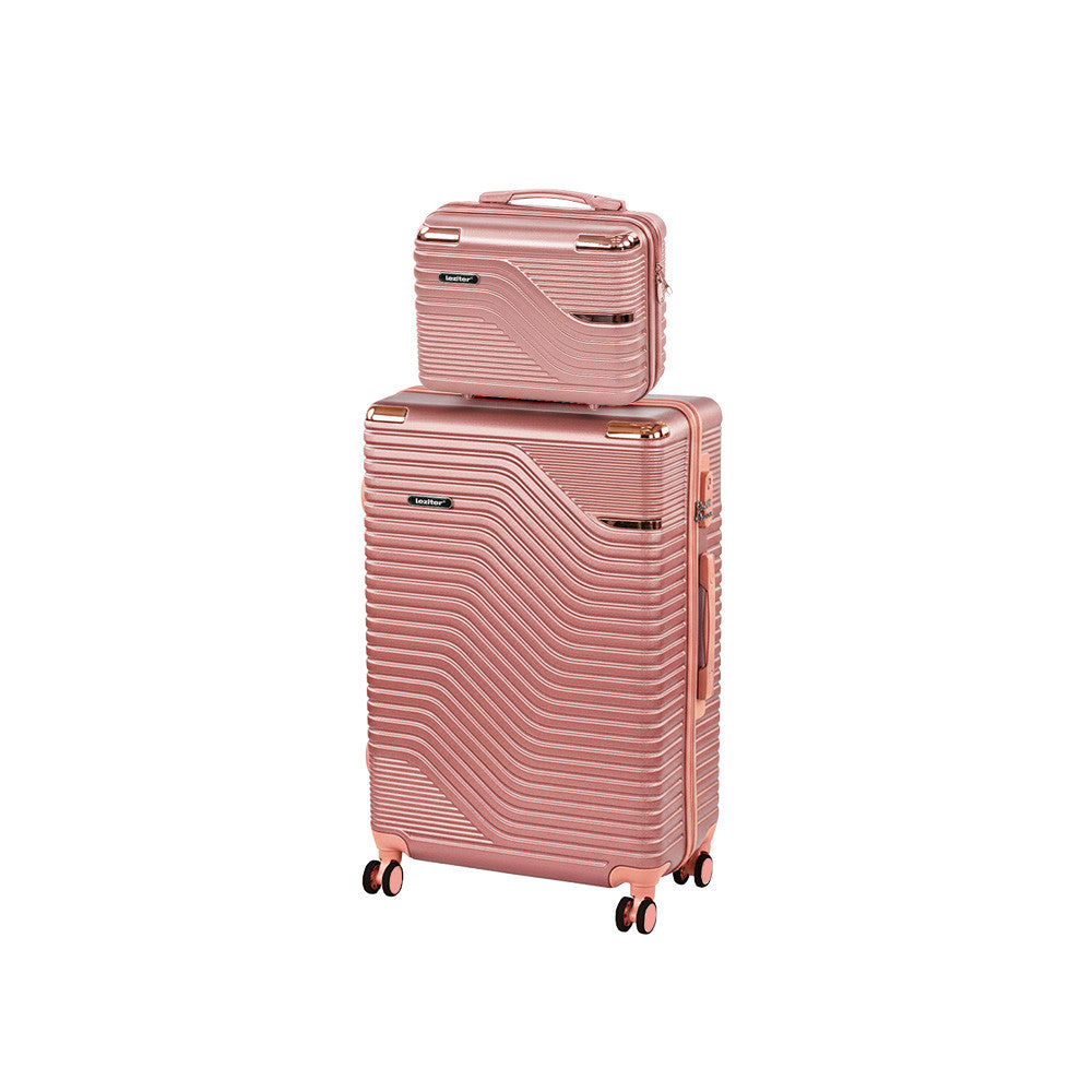 Set valize cu rotile TravelLux Urban VIII roz somon