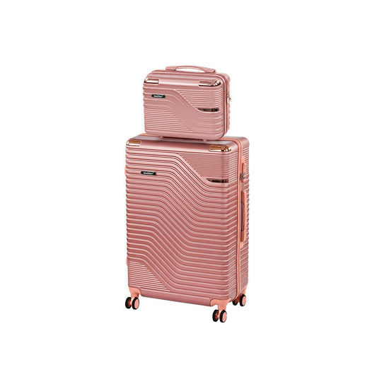 Set valize cu rotile TravelLux Urban VIII roz somon