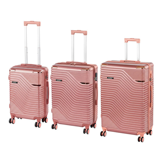 Set de valiză cu rotile Travelux Urban XXI roz somon