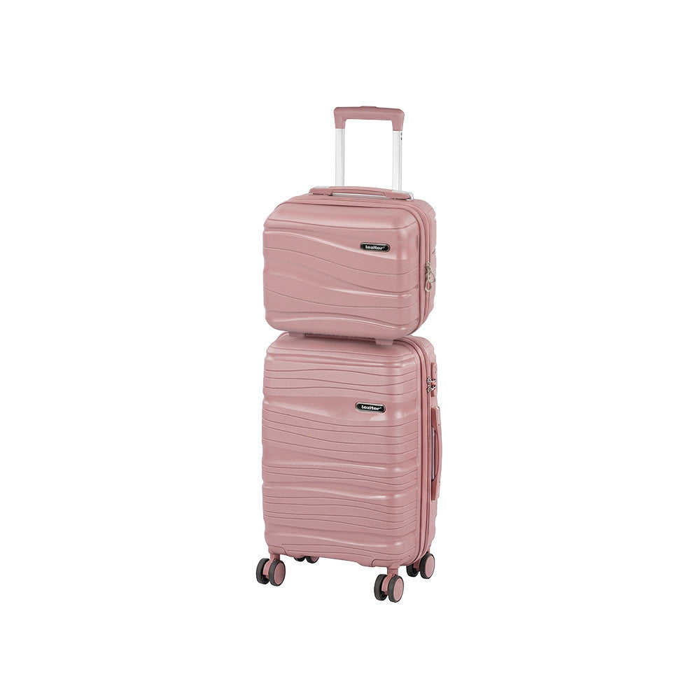 Set de valize cu rotile TraveLux Voyager II roz mov