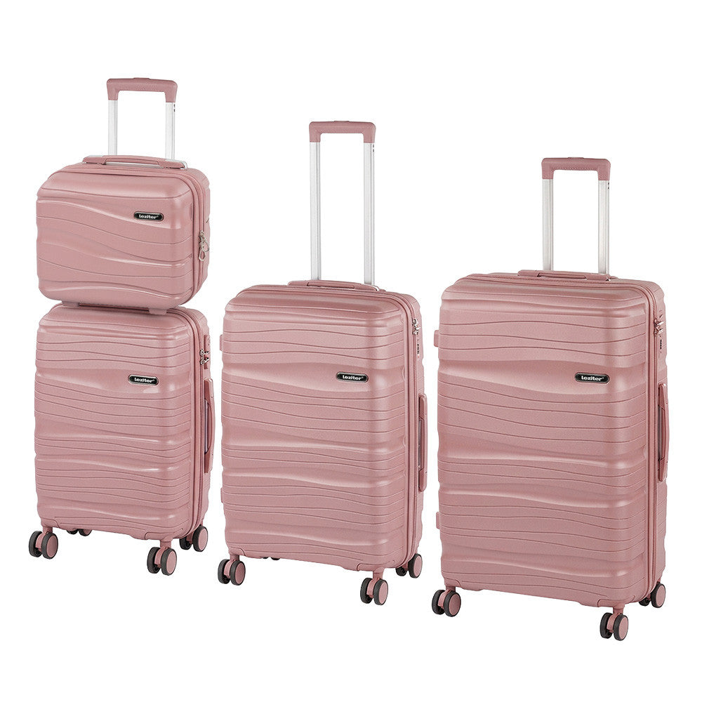 Set de valiză cu rotile TraveLux Voyager roz mov
