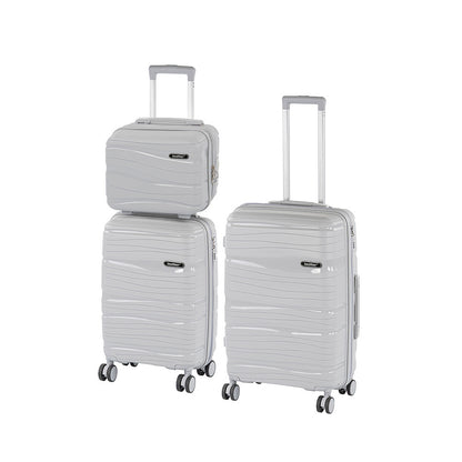 Set de valiză cu rotile Travelux Voyager VIII gri
