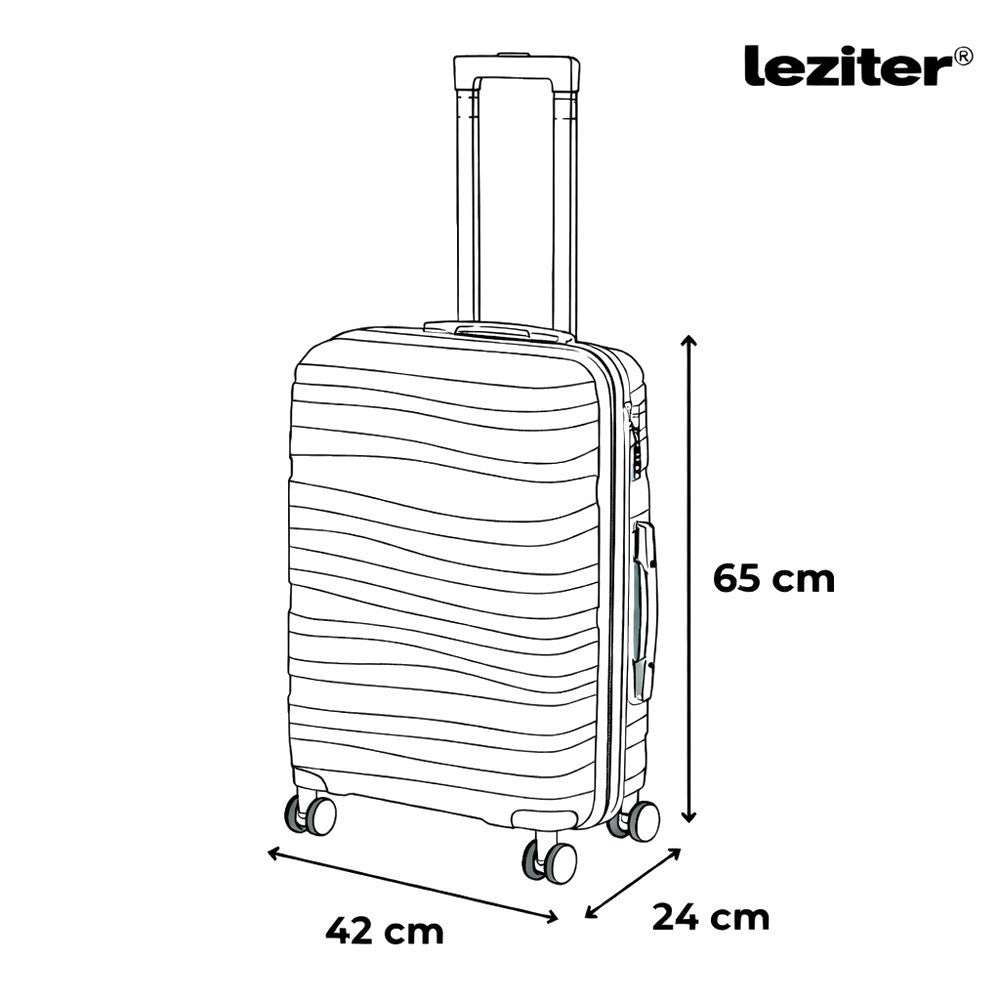 Set de valiză cu rotile Travelux Voyager X gri