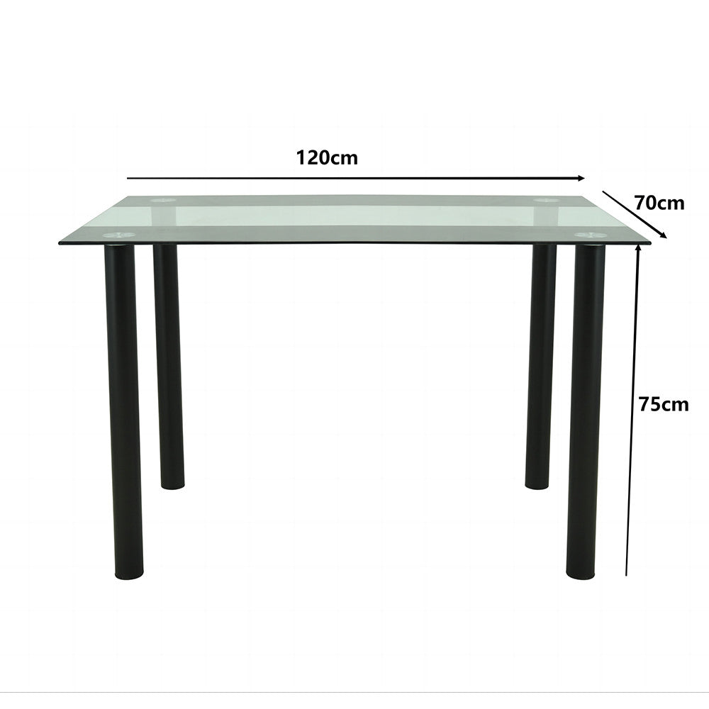 Set de masă Mezza 4+1 gri-gri