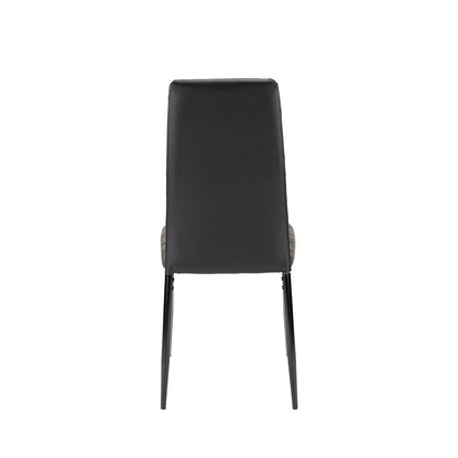 Set de masă Mezza 4+1 negru-negru
