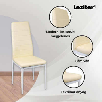 Set de masă Nolen 4+1 bej