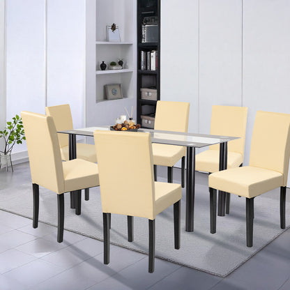 Set de masă Cadiz 6+1 negru-bej
