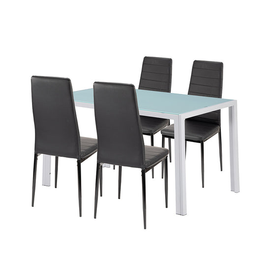 Set de masă Liana 4+1 negru