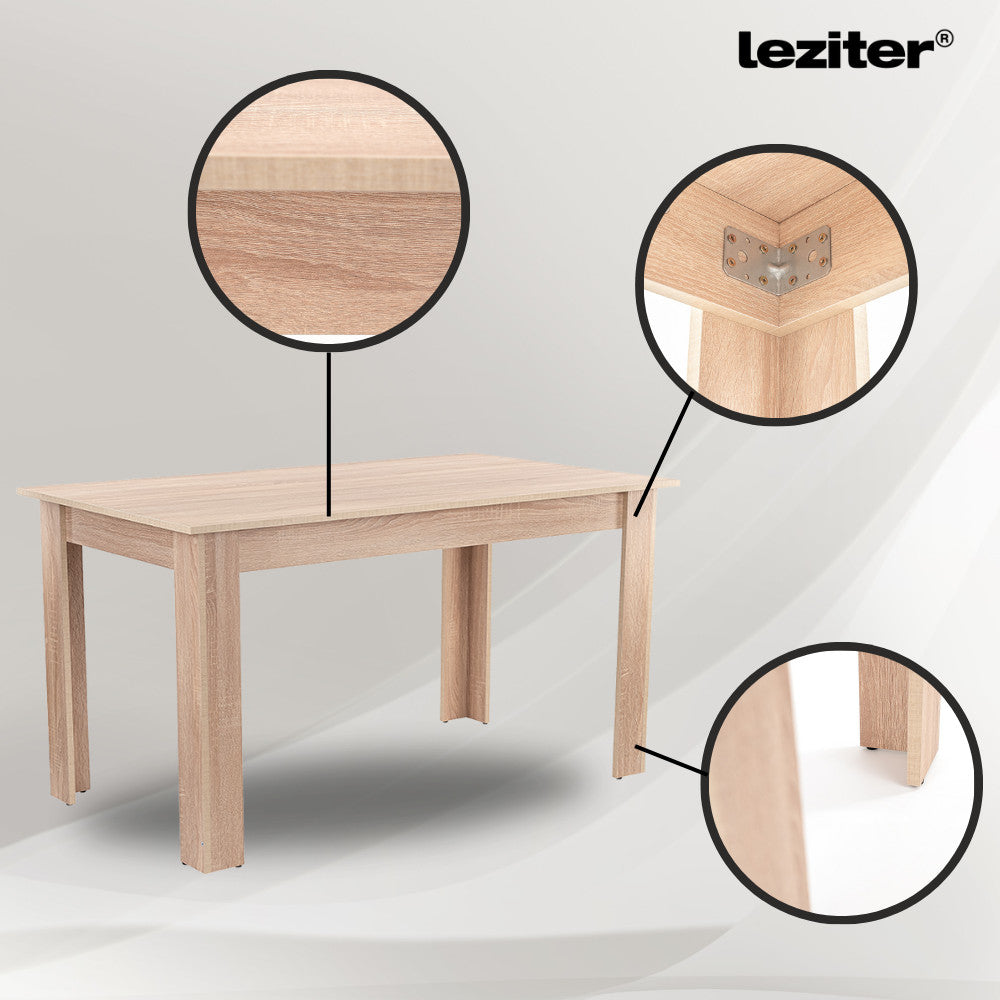 Set de masă Zara 4+1 gri-stejar Sonoma