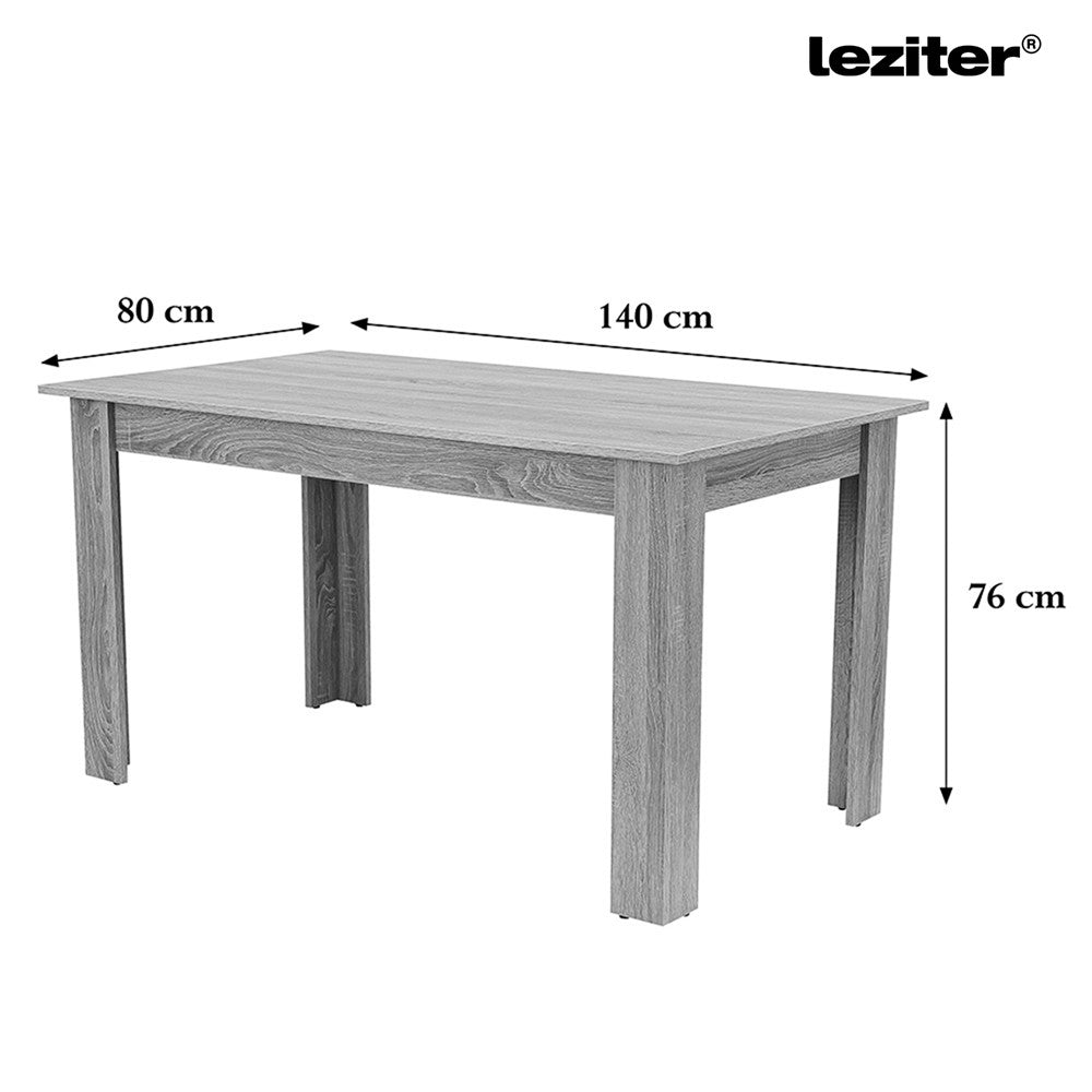Set de masă Zara 6+1 bej-stejar York