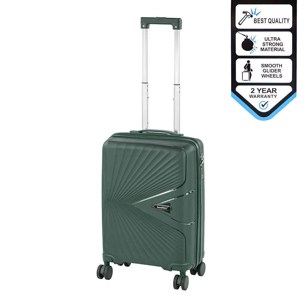 Valiză de cabină Travelux Endure cu hardtop 55x40x20 cm verde închis