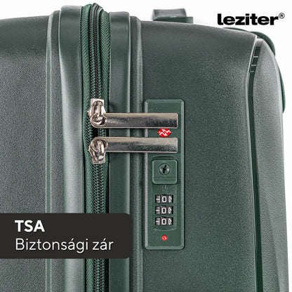 Valiză medie Travelux Endure cu hardtop 68x45x25 cm verde închis