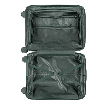 Valiză medie Travelux Endure cu hardtop 68x45x25 cm verde închis