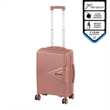 Valiză de cabină Travelux Endure hardtop 55x40x20 cm roz piersică