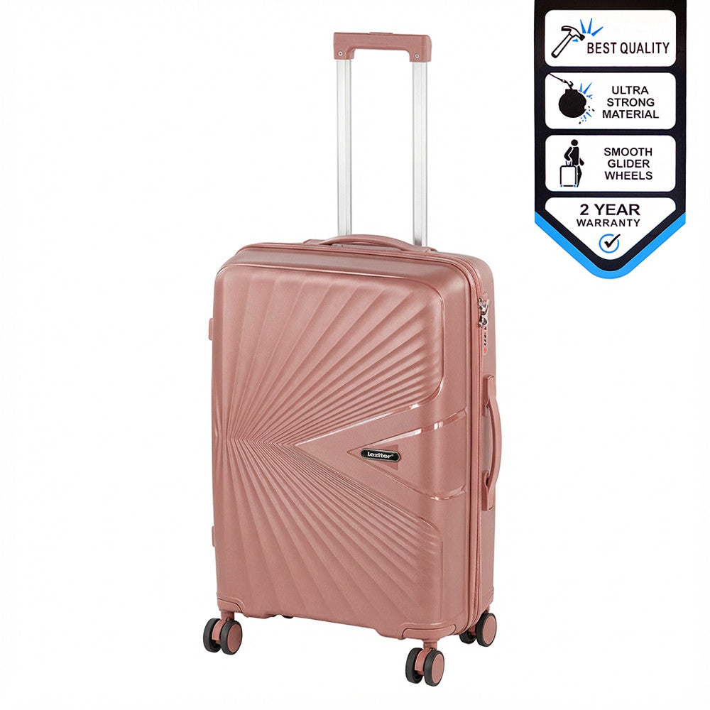 Valiză medie Travelux Endure cu hardtop 68x45x25 cm, roz piersică