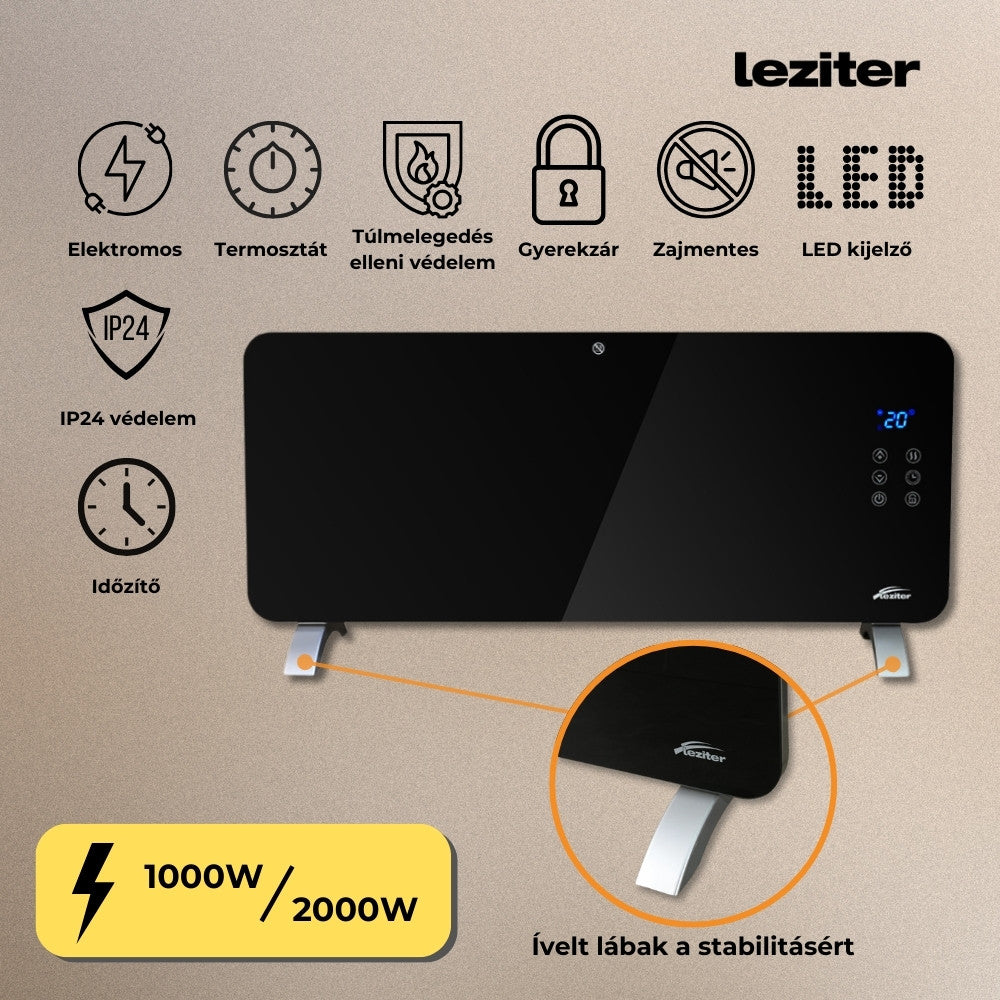 Încălzitor electric Hekla 1000W/2000W