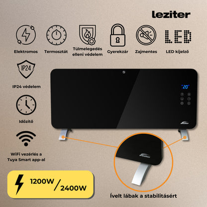 Încălzitor inteligent electric Wi-Fi Hekla 1200W/2400W