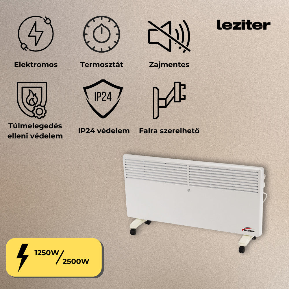 Încălzitor electric Asama 1250W/2500W