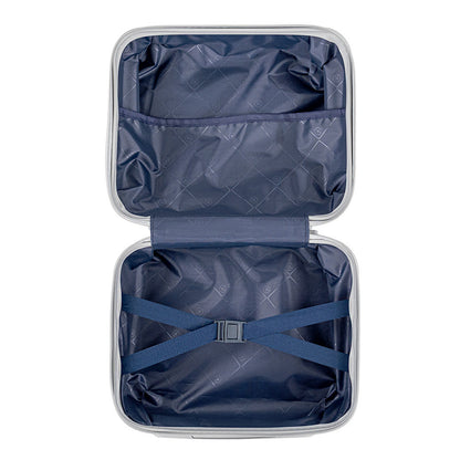 Valiză mică de mână Travelux Voyager cu acoperiș rigid 26x31x14 cm gri