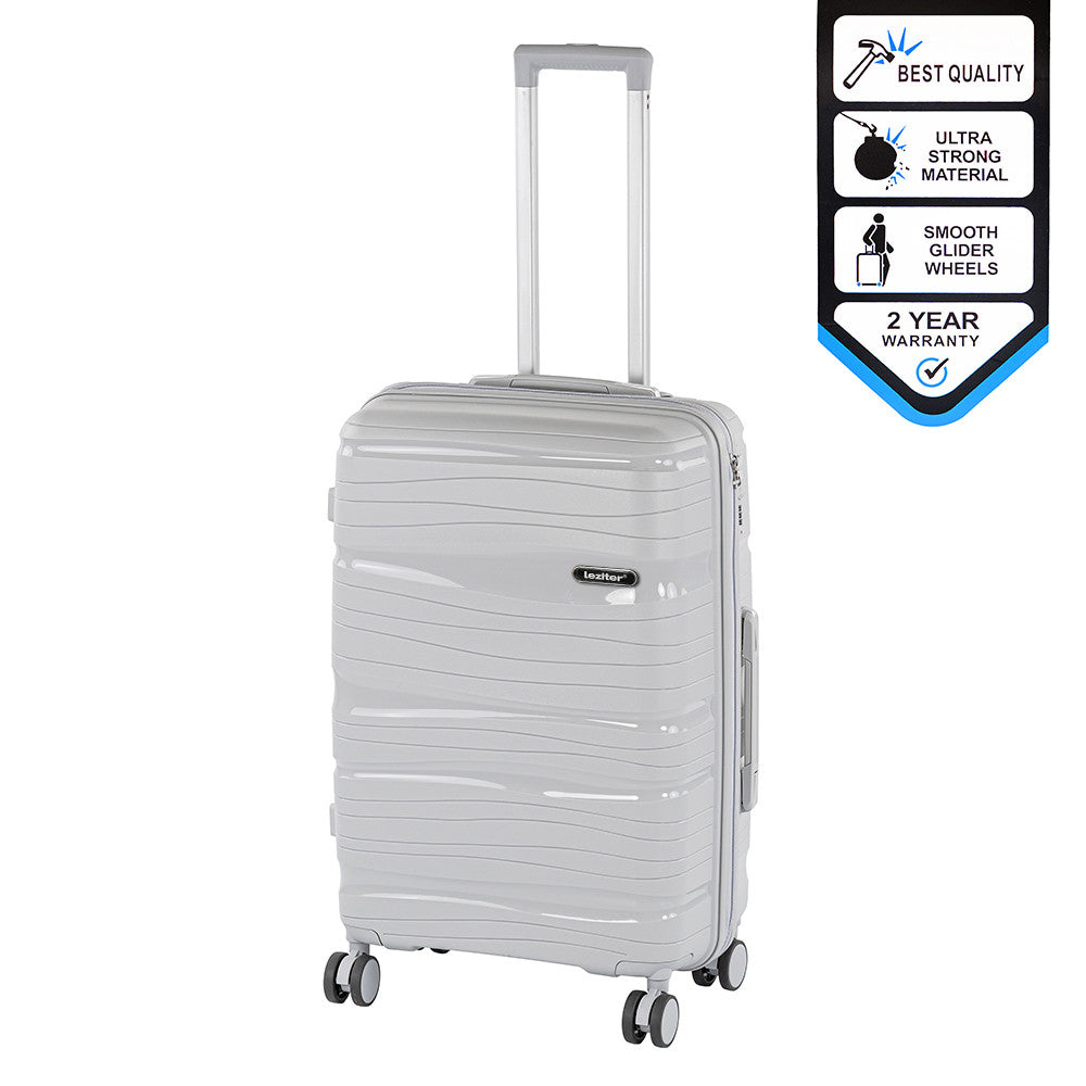 Valiză medie Travelux Voyager cu hardtop 68x45x25 cm gri
