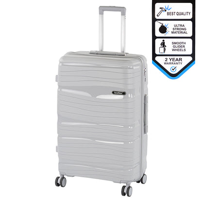 Valiză mare Travelux Voyager cu hardtop 76x50x29 cm gri