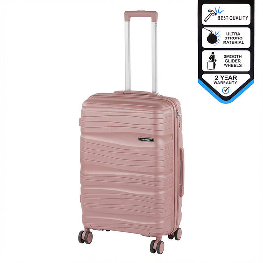 Valiză medie Travelux Voyager cu hardtop 68x45x25 cm, mov, roz