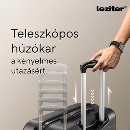 Valiză medie Travelux Voyager cu hardtop 68x45x25 cm, mov, roz