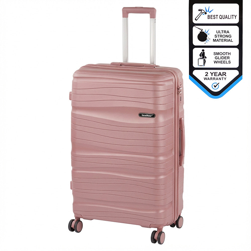 Valiză mare Travelux Voyager cu hardtop 76x50x29 cm, mov, roz